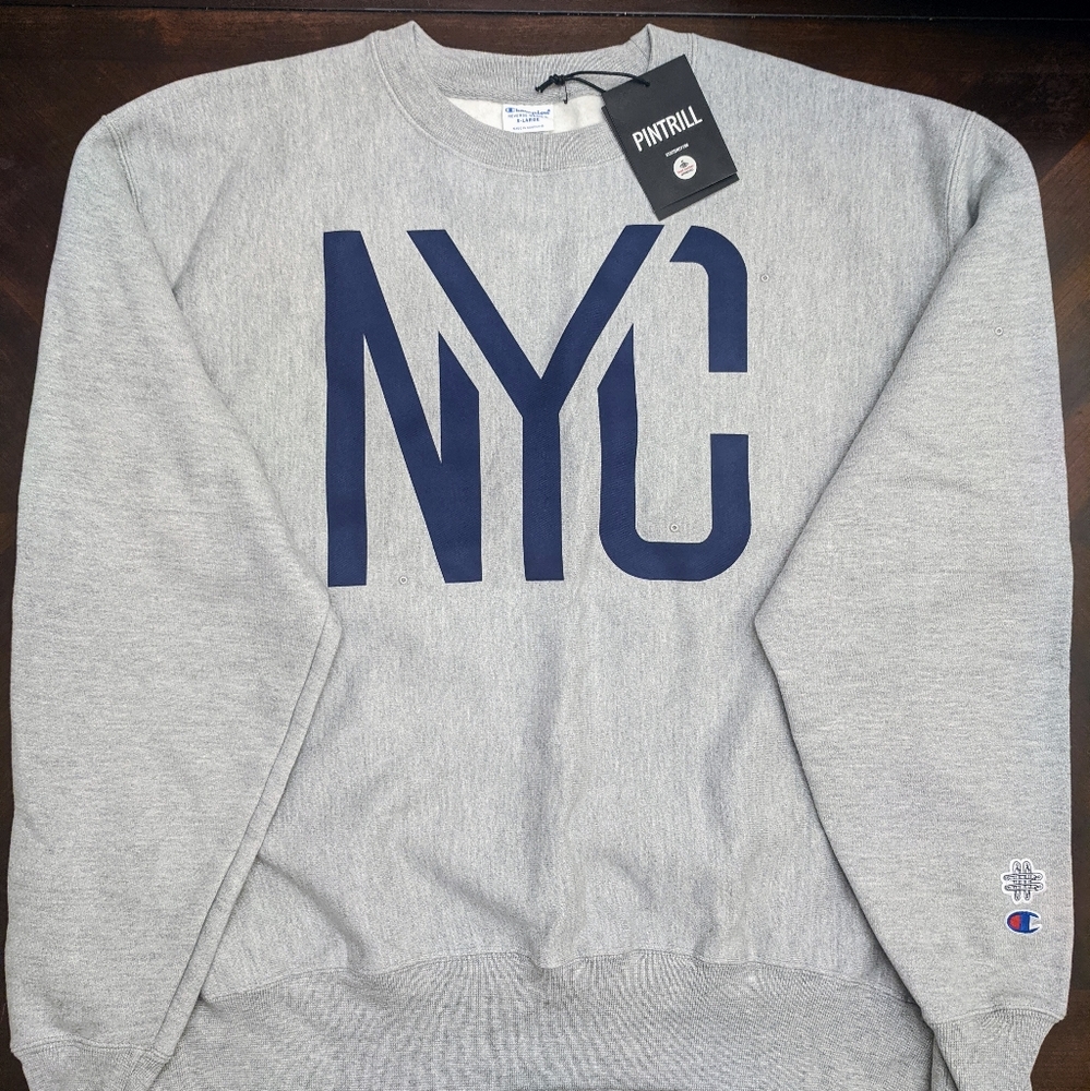 Champion NYC Sweatshirt Pintrill Collab